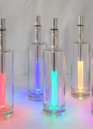 Bottlelight wit + 6 LED kleuren licht flessenlamp dimbaar