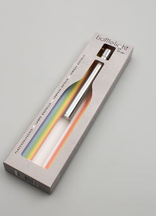 Bottlelight wit + 6 LED kleuren licht flessenlamp dimbaar