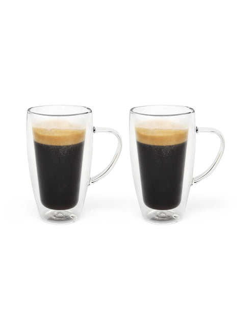165014 Bredemeijer dubbelwandig koffie / thee glas 320ml 2stuks