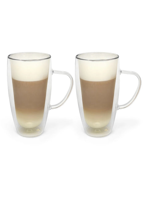 165015 Bredemeijer dubbelwandig cappuccino / latte glas 400ml 2st