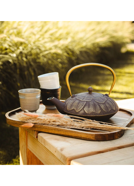 153051 Bredemeijer Asia Kunming theepot gietijzer 1.3l aubergine