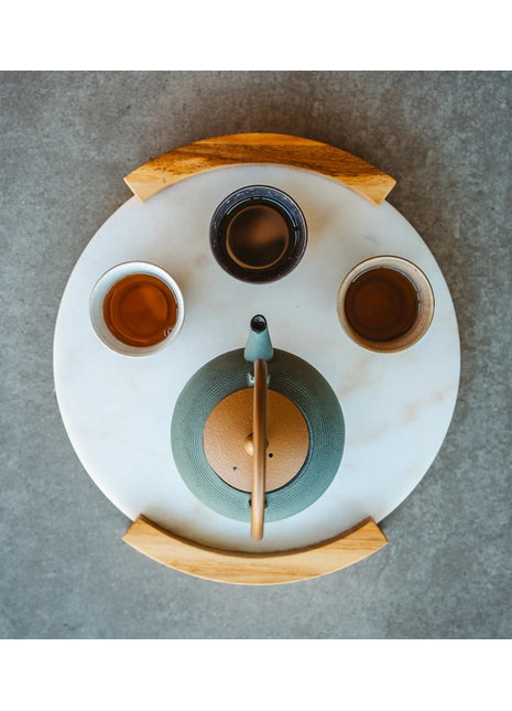 153040 Bredemeijer Asia Sakura theepot 1.2l blauw gietijzer