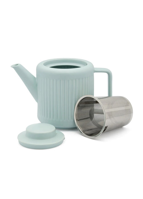 147060 Bredemeijer Theepot Silhouet Skagen lichtblauw 1.2 l