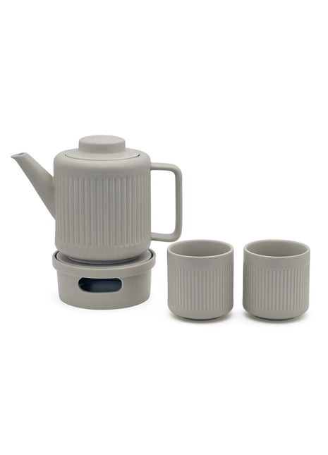 111070 Bredemeijer Theepot Silhouet Skagen lichtgrijs 1.2 l