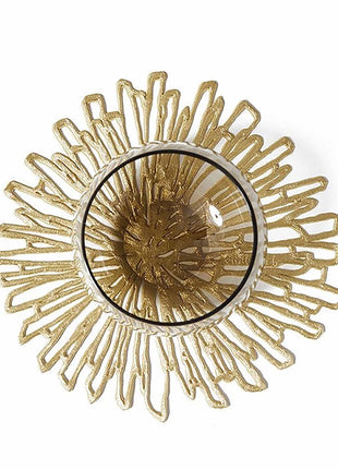 Chilewich Bloom Gilded onderzetters rond verguld - set 6 stuks