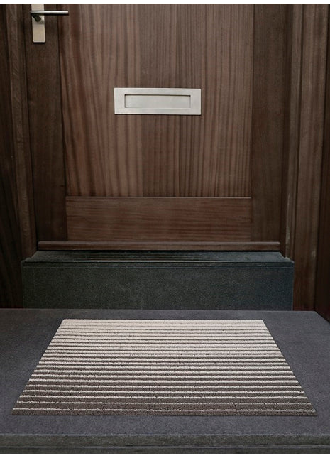 Chilewich Deurmat Shag Mat Domino - zwart / wit