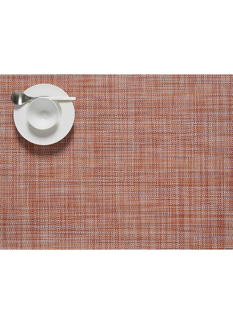 Chilewich Mini Basketweave placemat rechthoek - Cinnamon
