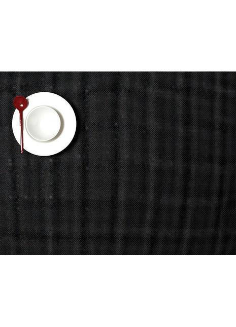 Chilewich Mini Basketweave placemat rechthoek - Zwart