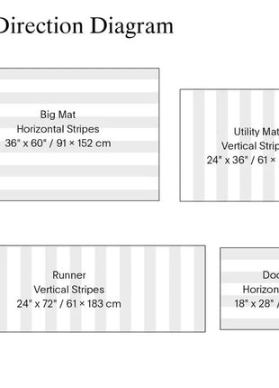 Chilewich Shag Mat Domino deurmat zwart / wit