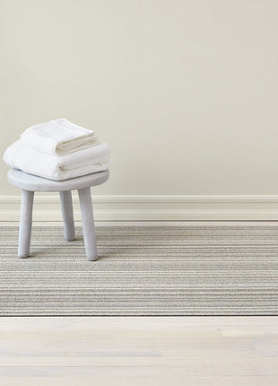 Chilewich Deurmat Shag Mat Skinny Stripe - Birch