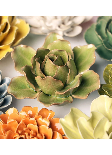 EG25 Chive ceramics Peridot Stargazer Lily keramieken bloem