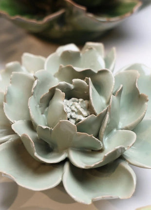 EG09 Chive ceramics Pistache Groene Roos