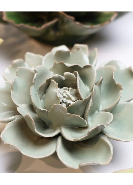 EG09 Chive ceramics Pistache Groene Roos