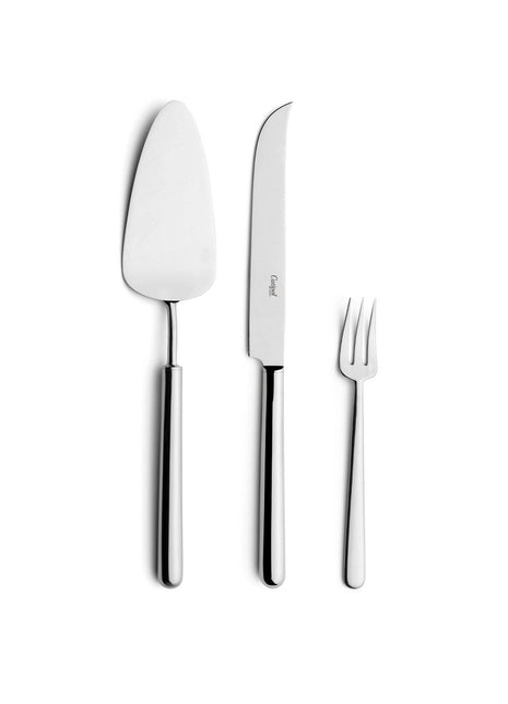 Cutipol bali mirror glanzend gepolijst taartschep taartvork gebaksvork