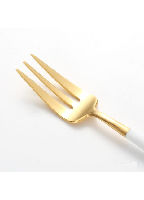 cutipol goa taartvork gebaksvork wit goud 