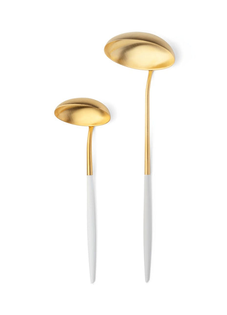 Cutipol Goa soeplepel - pollepel goud wit mat