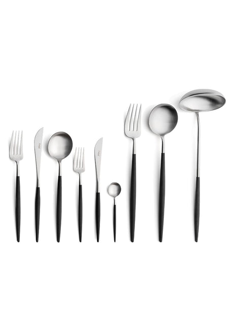 Cutipol Goa bestekset 75 delig mat rvs zwart