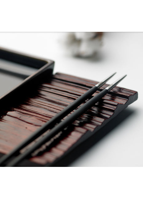 Cutipol Goa sushi / eetstokjes set 3-delig zwart