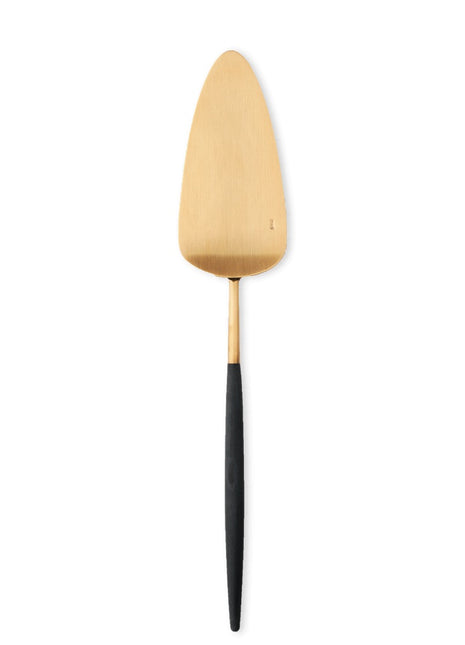 Cutipol Goa taartschep goud zwart heft mat geborsteld