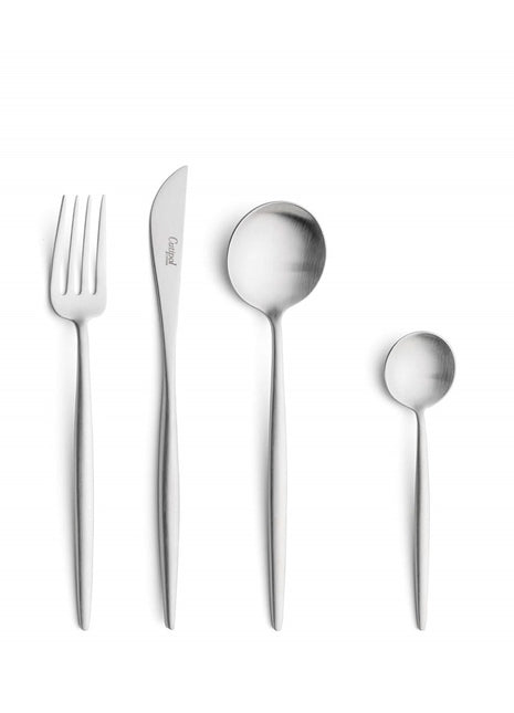 MO.006 Cutipol Moon 24 delige bestekset mat geborsteld