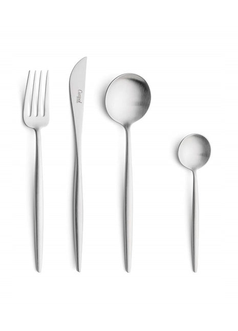 Cutipol Moon 24 delige bestekset mat RVS + kist