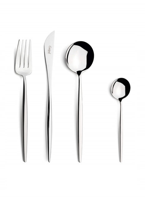 Cutipol Moon 24 delige bestekset mat geborsteld + kist