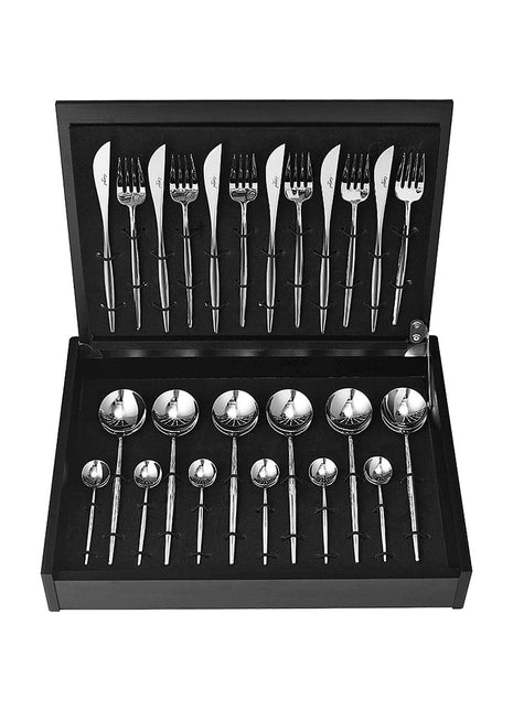 Cutipol Moon 24 delige bestekset mat geborsteld + kist