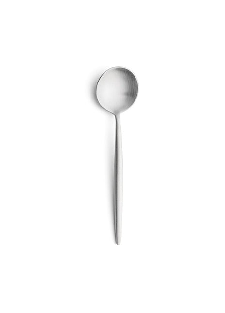 Cutipol Moon koffielepel geborsteld RVS