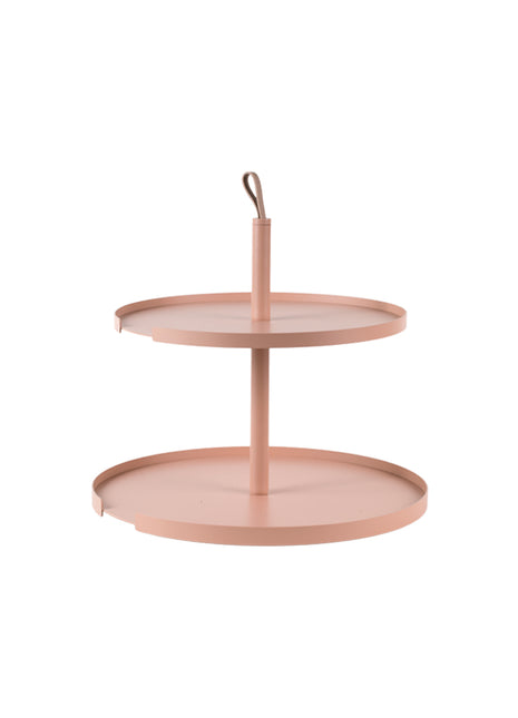 DesignBite Big Hug etagère / cakestand 2 levels blush / roze