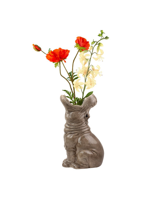 210739 Donkey Hungry Hippos vaas nijlpaard XL H.42 cm