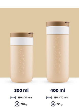 Dopper Travel Mug 400ml Earthy Brown thermosbeker