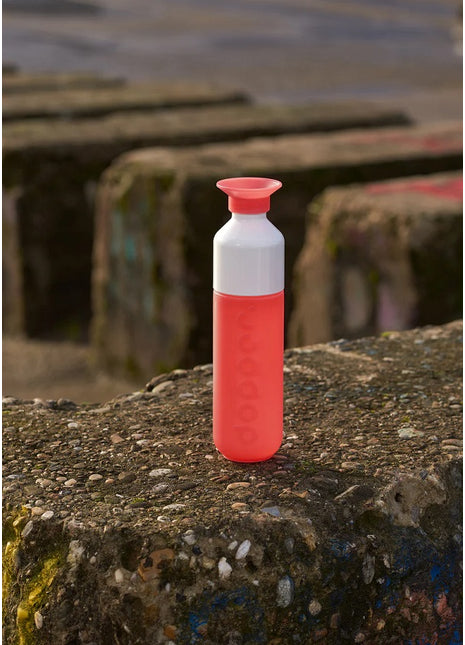 Dopper waterfles  kunststof drinkfles - 450ml - coral splash