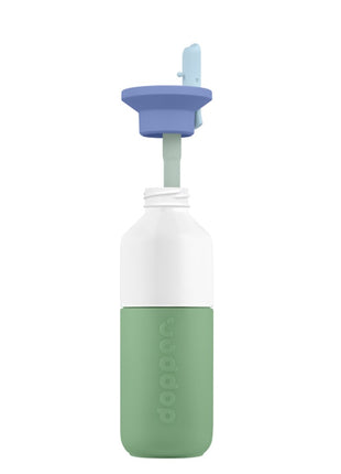 Dopper steel Fresh Green x Flip Straw Seafoam sorbet 350ml