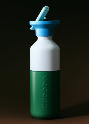 Dopper steel Fresh Green x Flip Straw Seafoam sorbet 350ml