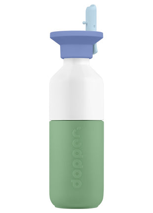 Dopper steel Fresh Green x Flip Straw Seafoam sorbet 350ml