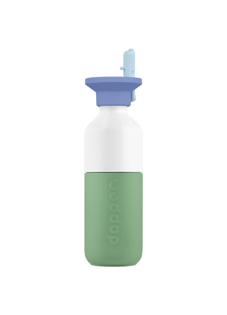 Dopper steel Fresh Green x Flip Straw Seafoam sorbet 350ml