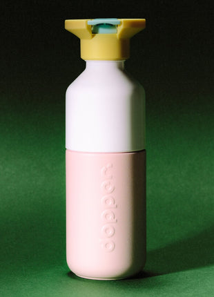 Dopper steel fles Soft Pink x Flip Straw sorbet 350ml