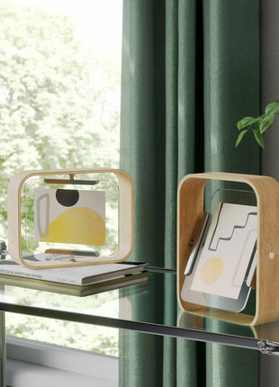 Umbra Bellwood fotolijst naturel hout dubbelzijdig small