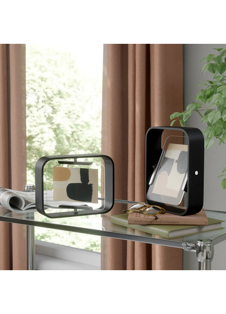 Umbra Bellwood fotolijst zwart hout dubbelzijdig small