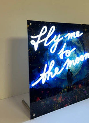 Elements Lighting MITF Message in the Frame - Fly me to the moon