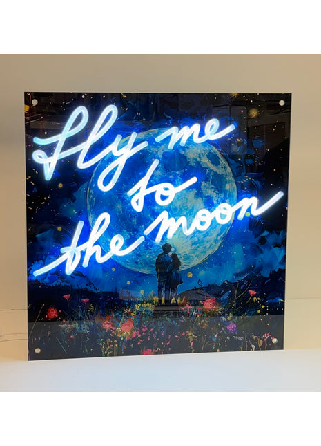 Elements Lighting MITF Message in the Frame - Fly me to the moon