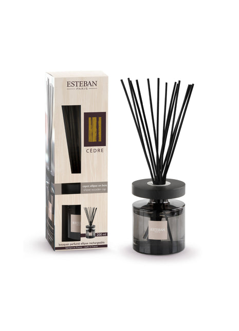 Esteban Paris Classic Cedre Ellipse geurstokjes ceder 200ml