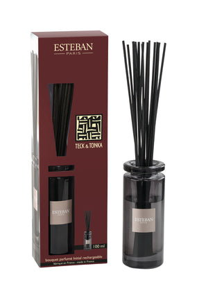 TET-118 Esteban Paris Classic Teck en Tonka geurstokjes 100ml