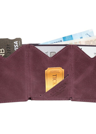 Exentri Wallet portemonnee pasjeshouder - paars