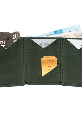 Exentri Wallet portemonnee pasjeshouder - emerald groen