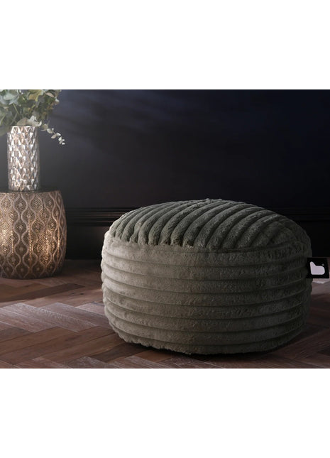 Extreme Lounging poef Cord B-Poufe storm grey
