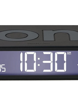 LR157N0 LEXON Flip Classic digitale oplaadbare wekker on/off zwart