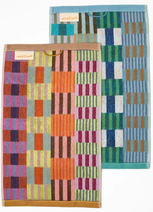 Foekjefleur Odds & Ends gastendoek Tulip Quilt 83# - 2 stuks