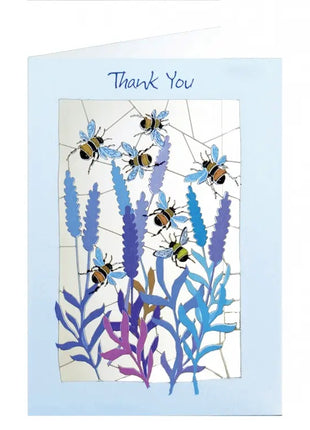 Forever Cards wenskaart laser-cut Bumble Bee (Thank You)
