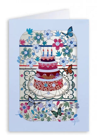Forever Cards wenskaart laser-cut verjaardag taart
